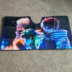 NEW My Hero Academia car shield windshield sun visor shade 55” x 30”